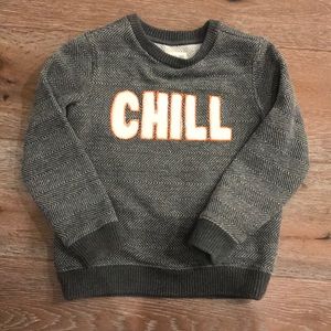 Tucker & Tate “chill” crew neck sweatshirt